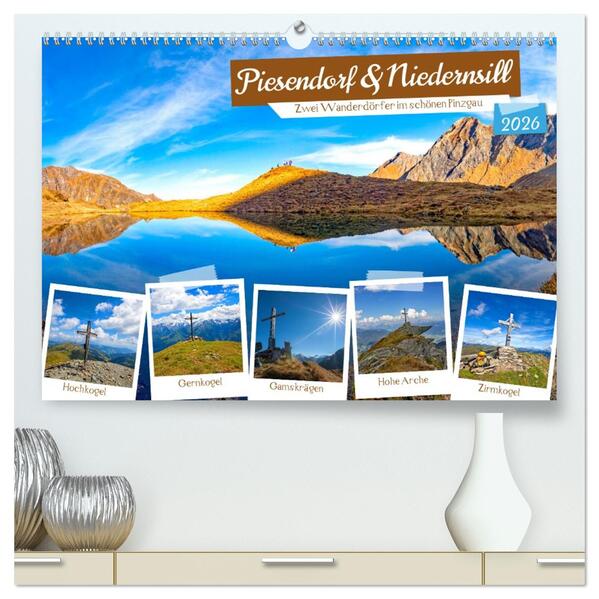 Piesendorf & Niedernsill (hochwertiger Premium Wandkalender 2026 DIN A2 quer) Kunstdruck in Hochglanz