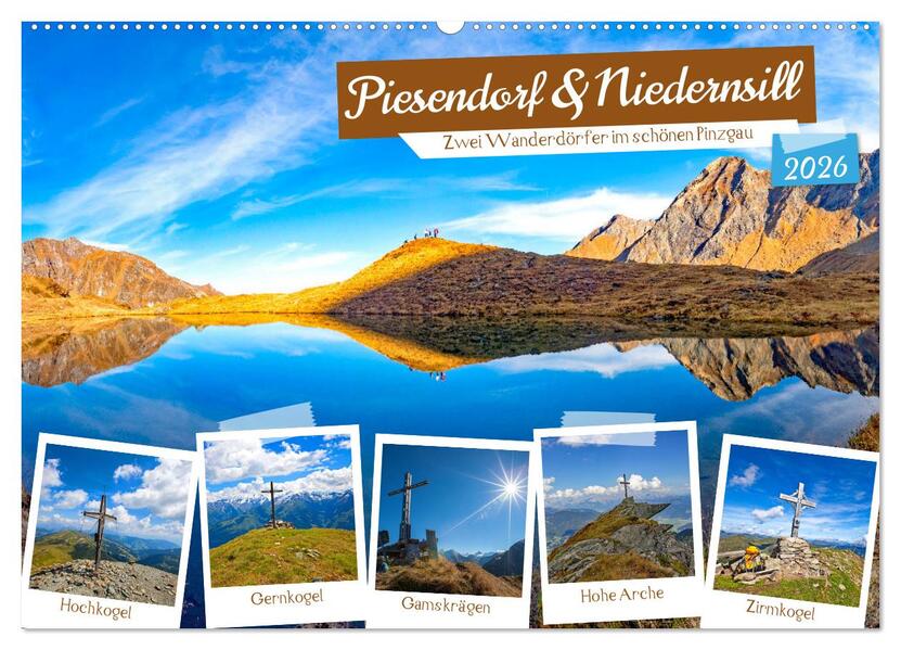 Piesendorf & Niedernsill (Wandkalender 2026 DIN A2 quer) CALVENDO Monatskalender