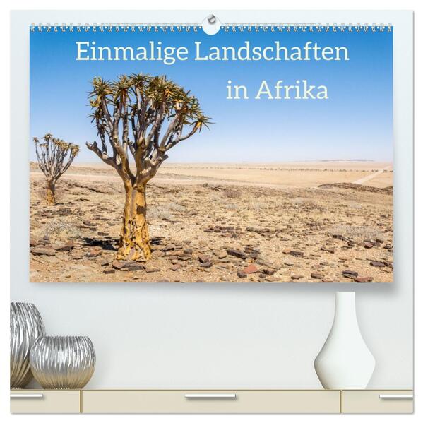 Einmalige Landschaften in Afrika (hochwertiger Premium Wandkalender 2026 DIN A2 quer) Kunstdruck in Hochglanz
