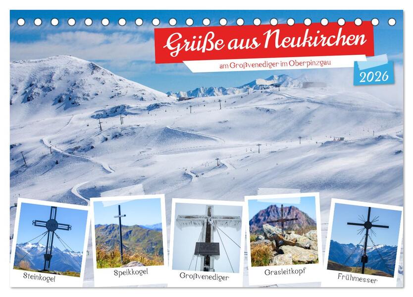 Grüße aus Neukirchen (Tischkalender 2026 DIN A5 quer) CALVENDO Monatskalender