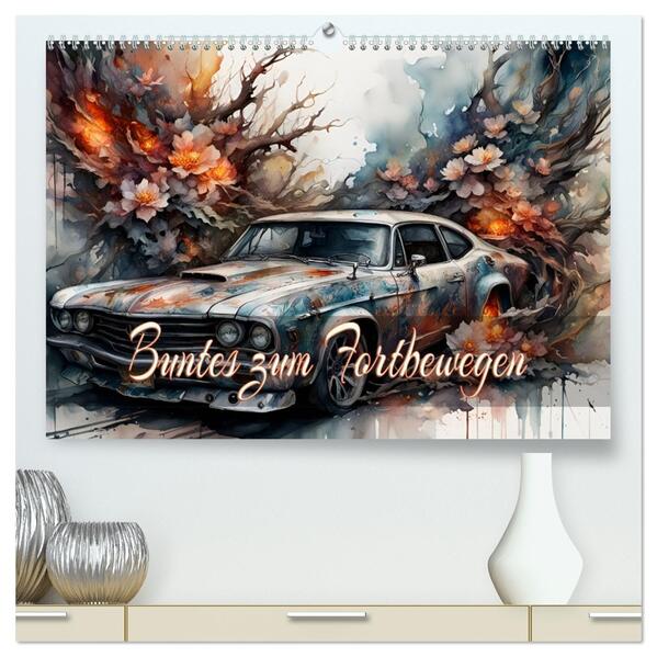 Buntes zum Fortbewegen (hochwertiger Premium Wandkalender 2026 DIN A2 quer) Kunstdruck in Hochglanz