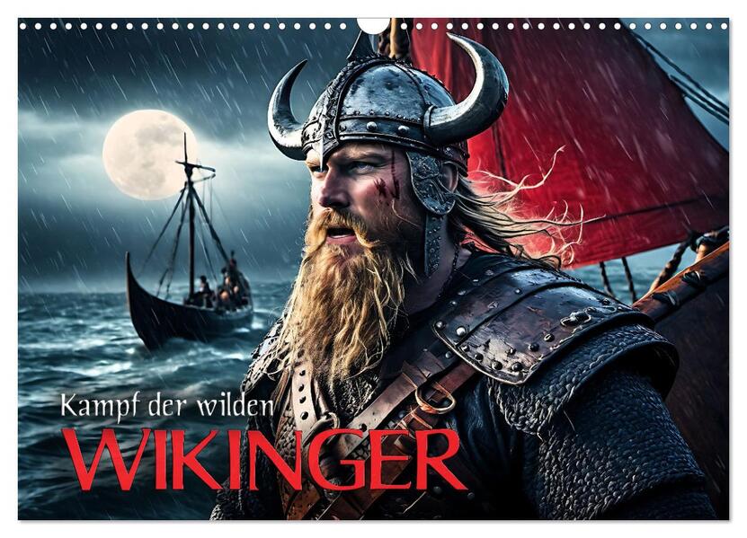 Kampf der wilden Wikinger (Wandkalender 2026 DIN A3 quer) CALVENDO Monatskalender