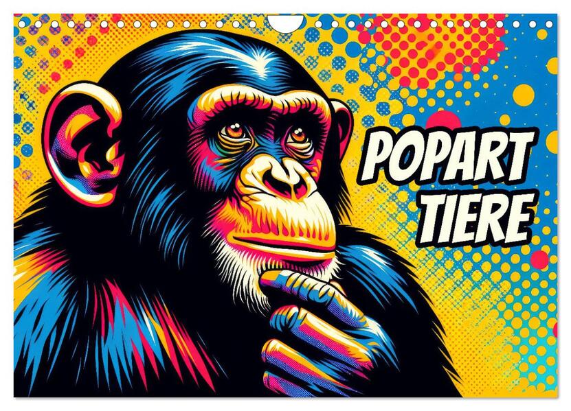 Popart-Tiere (Wandkalender 2026 DIN A4 quer) CALVENDO Monatskalender
