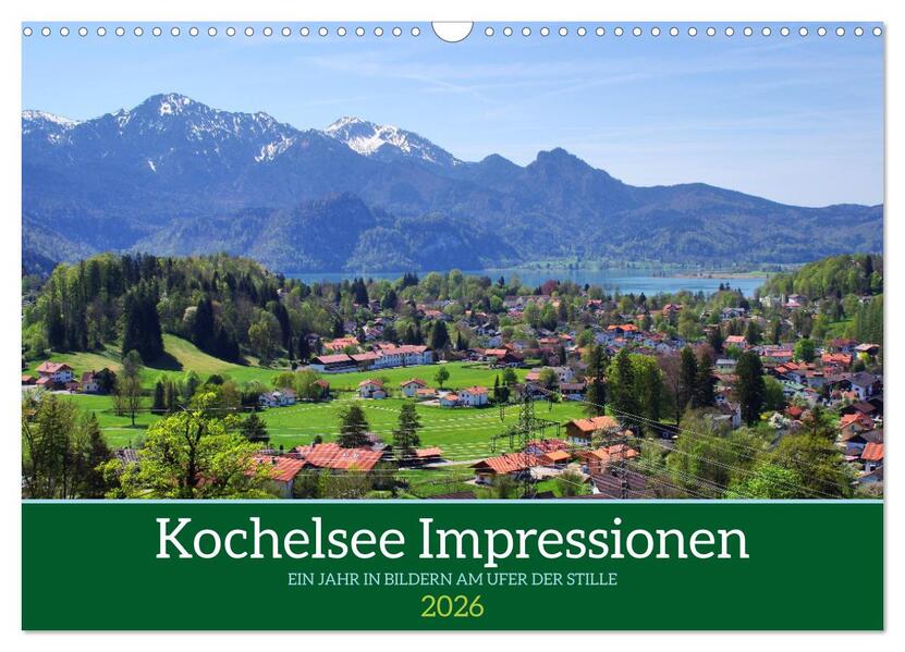 Kochelsee Impressionen - Ein Jahr in Bildern am Ufer der Stille (Wandkalender 2026 DIN A3 quer) CALVENDO Monatskalender