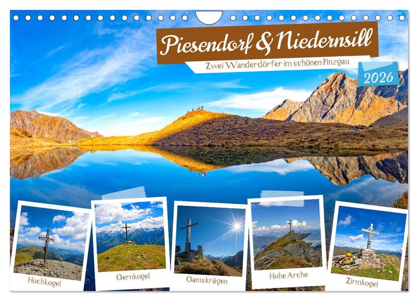 Piesendorf & Niedernsill (Wandkalender 2026 DIN A4 quer) CALVENDO Monatskalender