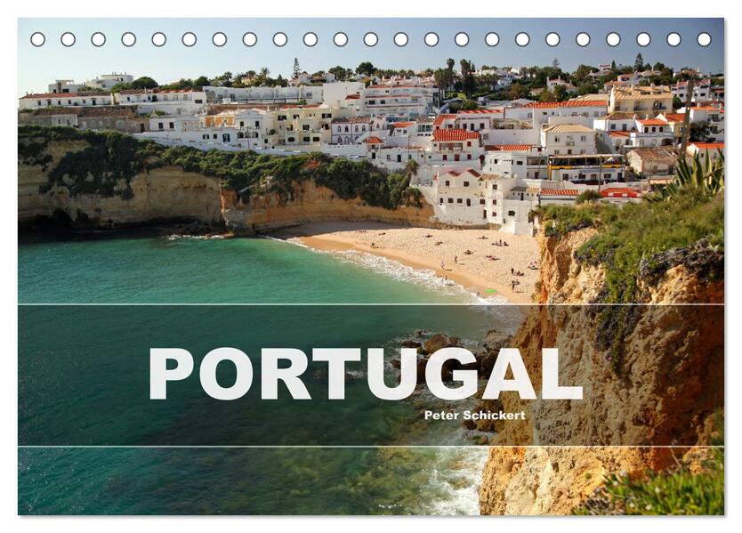 Portugal (Tischkalender 2026 DIN A5 quer) CALVENDO Monatskalender