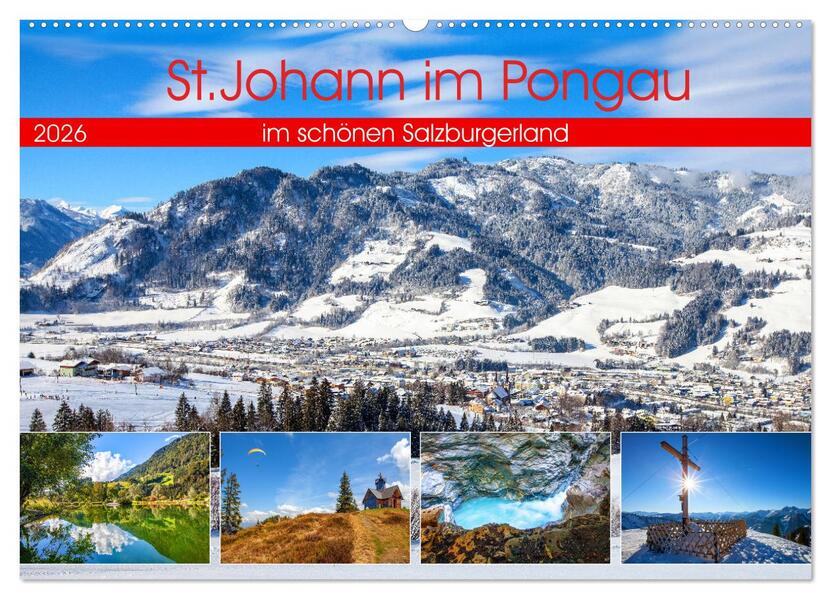 St.Johann im Pongau (Wandkalender 2026 DIN A2 quer) CALVENDO Monatskalender