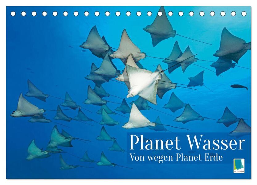 Planet Wasser: Von wegen Planet Erde (Tischkalender 2026 DIN A5 quer) CALVENDO Monatskalender