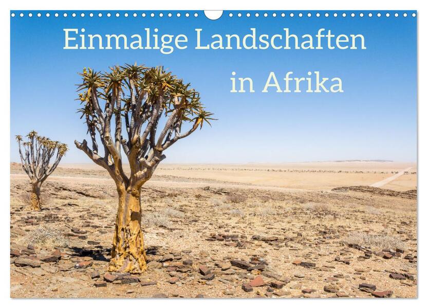 Einmalige Landschaften in Afrika (Wandkalender 2026 DIN A3 quer) CALVENDO Monatskalender