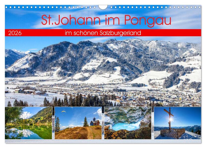 St.Johann im Pongau (Wandkalender 2026 DIN A3 quer) CALVENDO Monatskalender