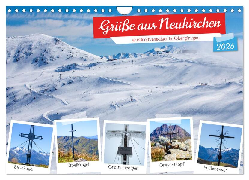 Grüße aus Neukirchen (Wandkalender 2026 DIN A4 quer) CALVENDO Monatskalender