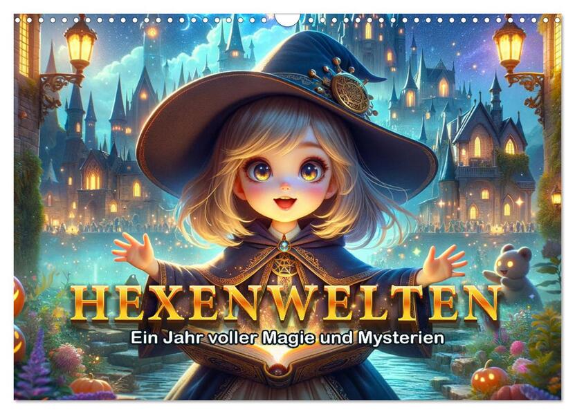 Hexenwelten: Ein Jahr voller Magie und Mysterien (Wandkalender 2026 DIN A3 quer) CALVENDO Monatskalender