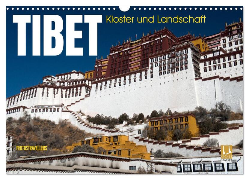 Tibet - Kloster und Landschaft (Wandkalender 2026 DIN A3 quer) CALVENDO Monatskalender