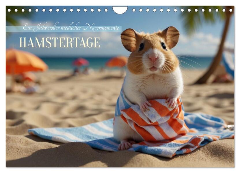 Hamstertage (Wandkalender 2026 DIN A4 quer) CALVENDO Monatskalender