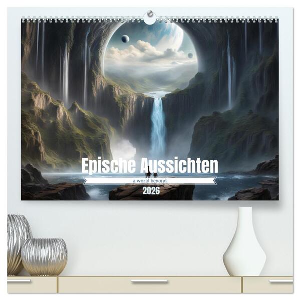 Epische Aussichten (hochwertiger Premium Wandkalender 2026 DIN A2 quer) Kunstdruck in Hochglanz