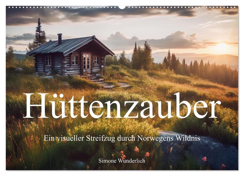 Hüttenzauber - Ein visueller Streifzug durch Norwegens Wildnis (Wandkalender 2026 DIN A2 quer) CALVENDO Monatskalender