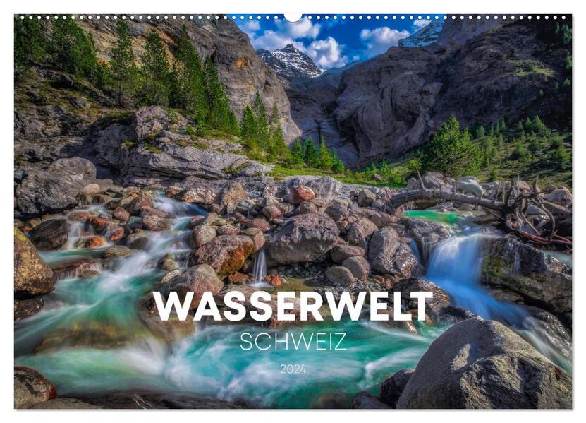 Wasserwelt Schweiz (Wandkalender 2026 DIN A2 quer) CALVENDO Monatskalender