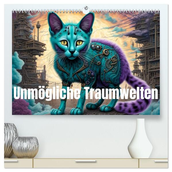 unmögliche Traumwelten (hochwertiger Premium Wandkalender 2026 DIN A2 quer) Kunstdruck in Hochglanz