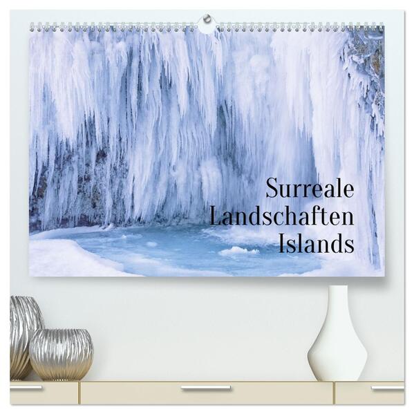 Surreale Landschaften Islands (hochwertiger Premium Wandkalender 2026 DIN A2 quer) Kunstdruck in Hochglanz