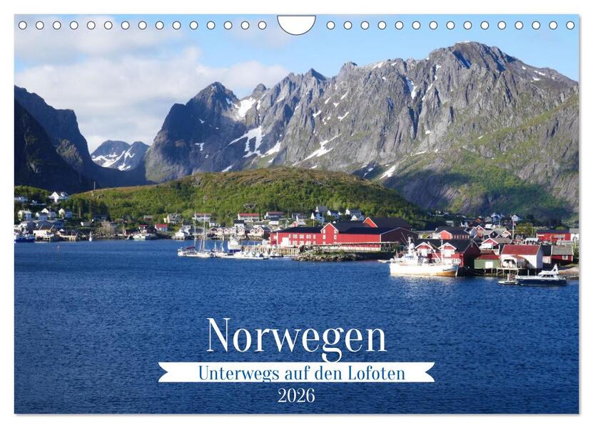 Norwegen - Unterwegs auf den Lofoten (Wandkalender 2026 DIN A4 quer) CALVENDO Monatskalender