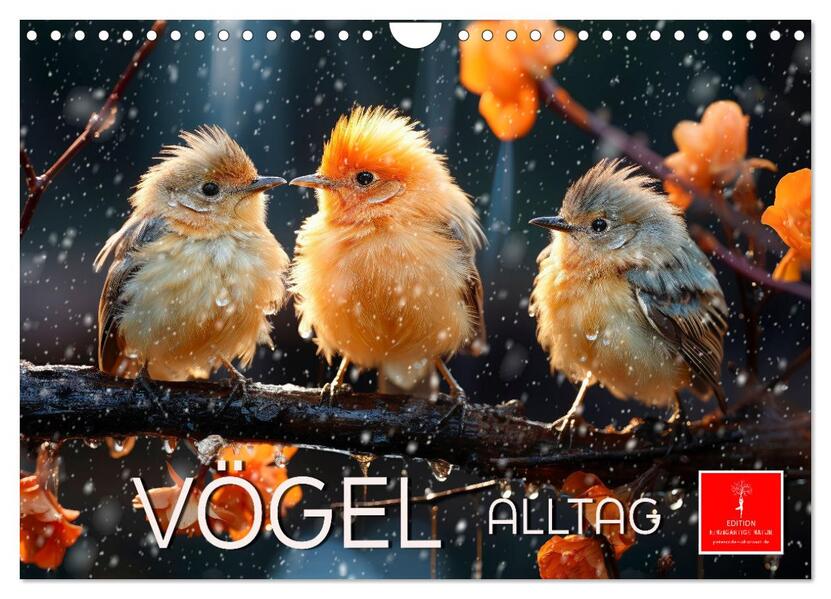 Vögel Alltag (Wandkalender 2026 DIN A4 quer) CALVENDO Monatskalender