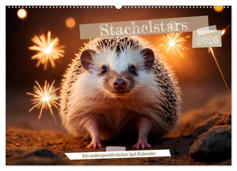 Stachelstars (Wandkalender 2026 DIN A2 quer) CALVENDO Monatskalender