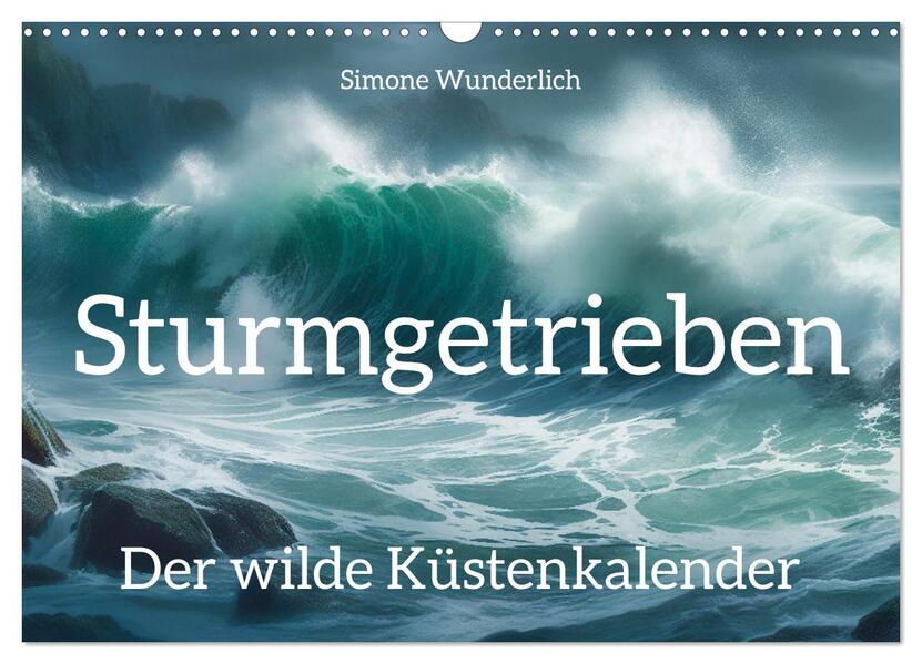 Sturmgetrieben - Der wilde Küstenkalender (Wandkalender 2026 DIN A3 quer) CALVENDO Monatskalender