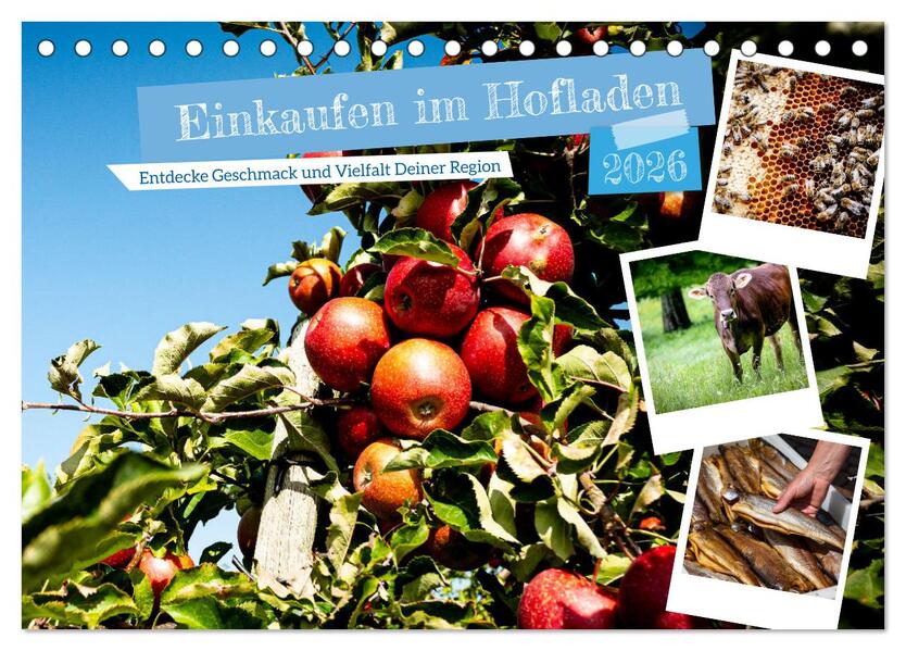 Einkaufen im Hofladen (Tischkalender 2026 DIN A5 quer) CALVENDO Monatskalender