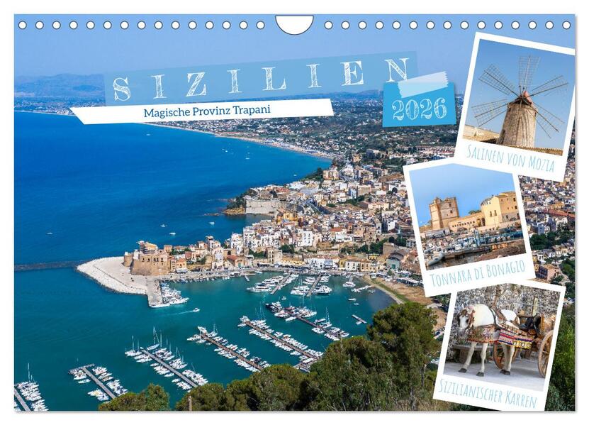 Sizilien - Magische Provinz Trapani (Wandkalender 2026 DIN A4 quer) CALVENDO Monatskalender
