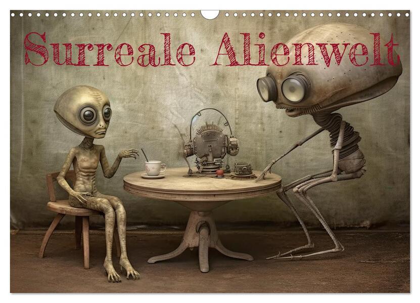 Surreale Alienwelt (Wandkalender 2026 DIN A3 quer) CALVENDO Monatskalender