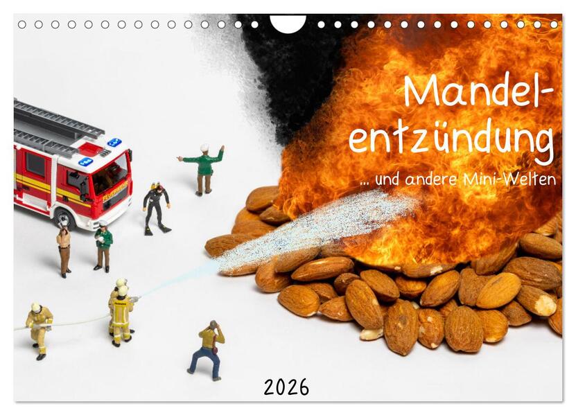 Mandelentzündung ... und andere Mini-Welten (Wandkalender 2026 DIN A4 quer) CALVENDO Monatskalender