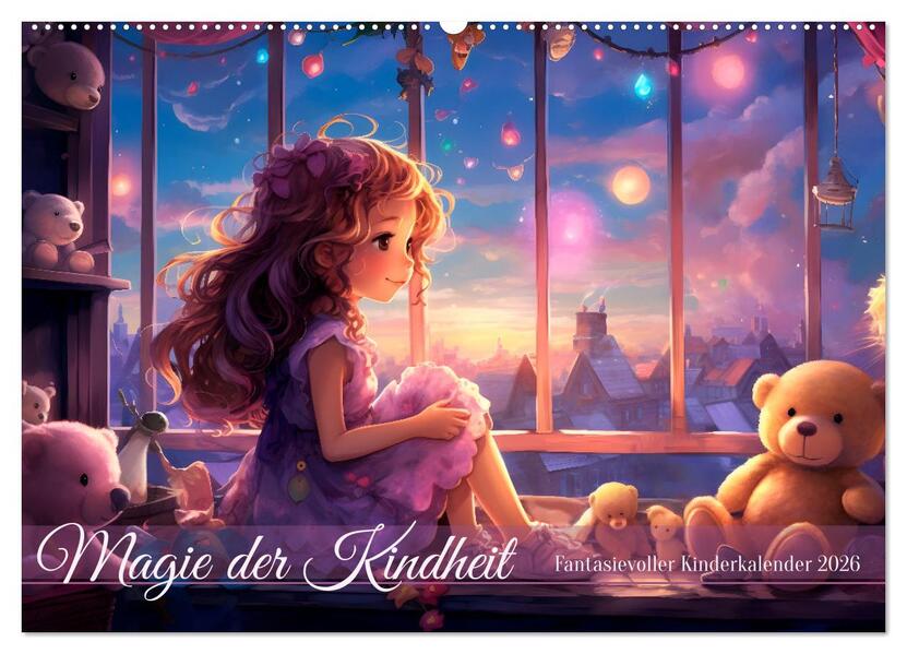 Magie der Kindheit (Wandkalender 2026 DIN A2 quer) CALVENDO Monatskalender