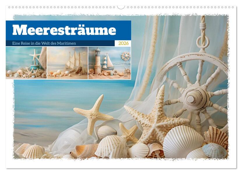 Meeresträume (Wandkalender 2026 DIN A2 quer) CALVENDO Monatskalender