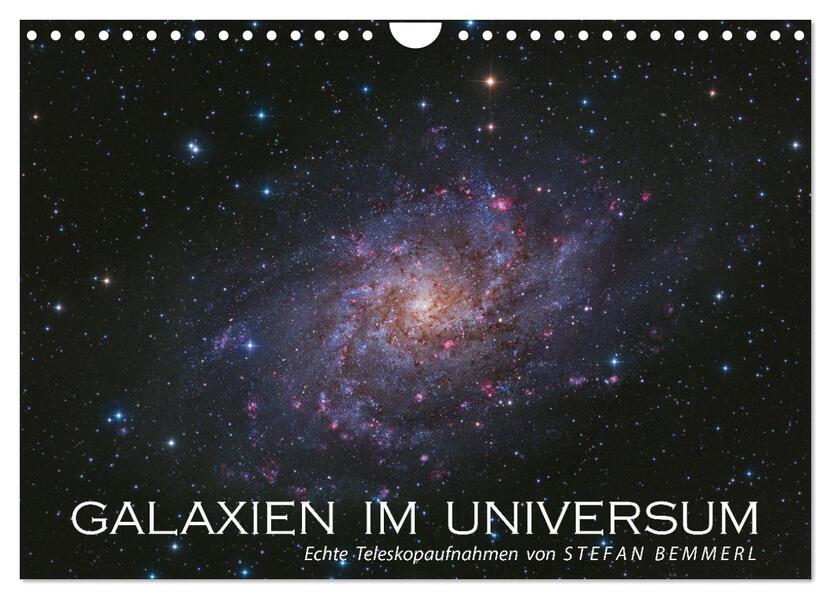 Galaxien im Universum (Wandkalender 2026 DIN A4 quer) CALVENDO Monatskalender