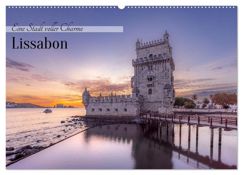 Eine Stadt voller Charme - Lissabon (Wandkalender 2026 DIN A2 quer) CALVENDO Monatskalender