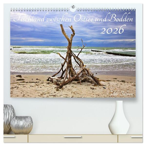 Fischland zwischen Ostsee und Bodden (hochwertiger Premium Wandkalender 2026 DIN A2 quer) Kunstdruck in Hochglanz