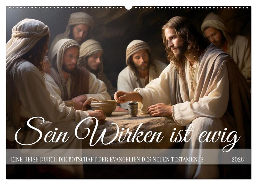 Sein Wirken ist ewig (Wandkalender 2026 DIN A2 quer) CALVENDO Monatskalender
