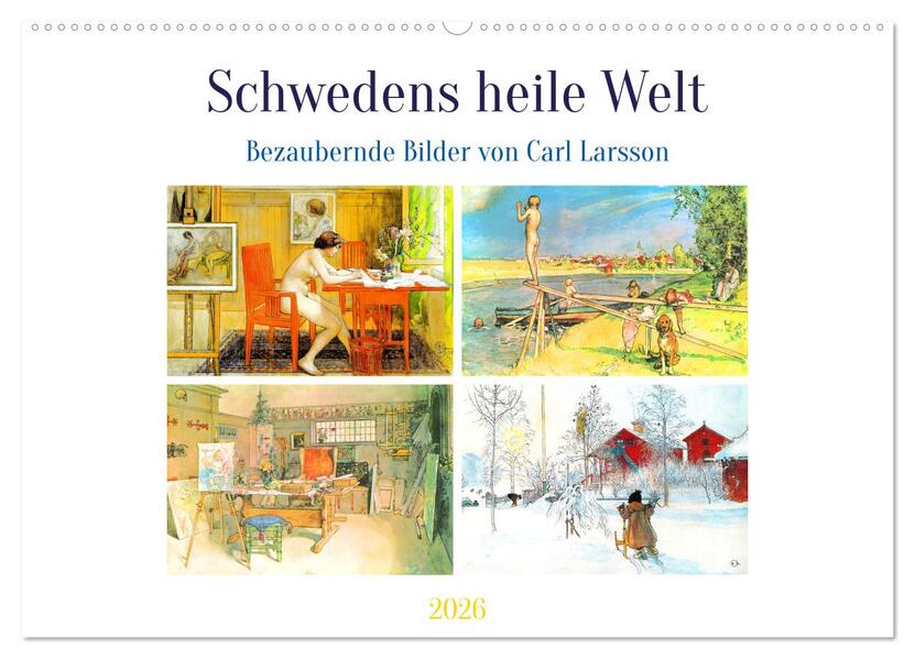 Schwedens heile Welt (Wandkalender 2026 DIN A2 quer) CALVENDO Monatskalender