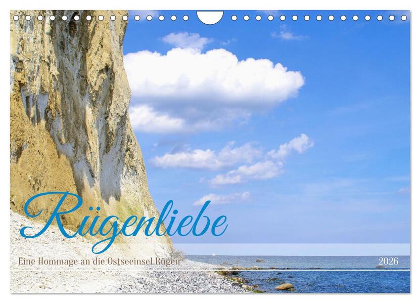 Rügenliebe - Eine Hommage an die Ostseeinsel Rügen (Wandkalender 2026 DIN A4 quer) CALVENDO Monatskalender