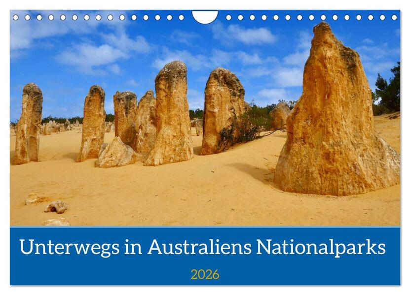 Unterwegs in Australiens Nationalparks (Wandkalender 2026 DIN A4 quer) CALVENDO Monatskalender