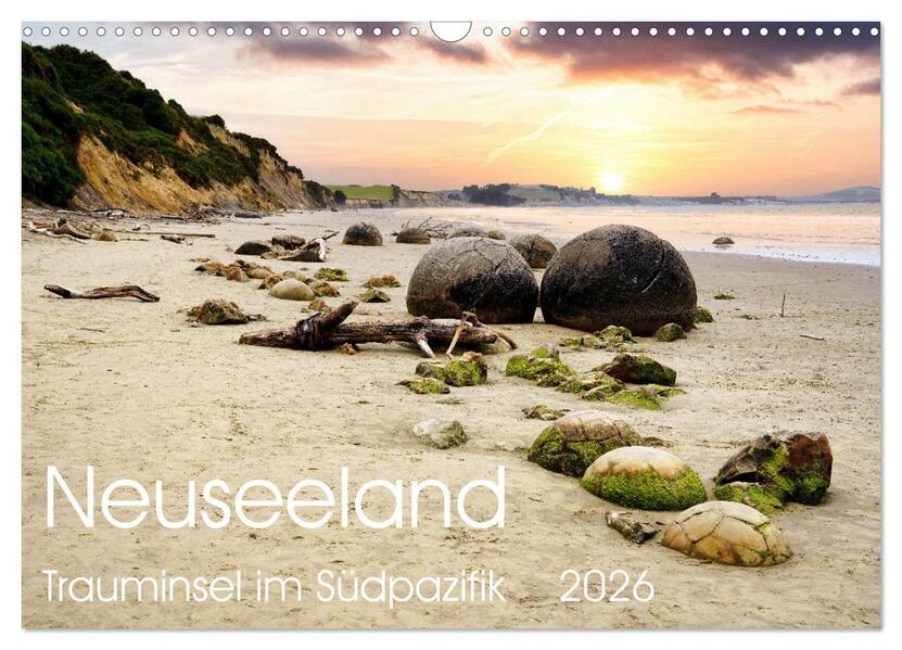 Neuseeland Trauminsel im Südpazifik (Wandkalender 2026 DIN A3 quer) CALVENDO Monatskalender