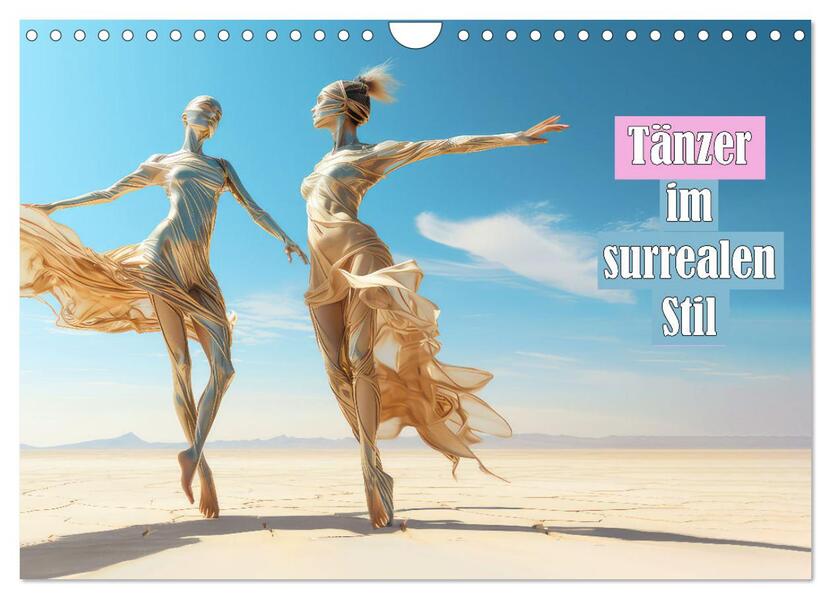 Tänzer im surrealen Stil (Wandkalender 2026 DIN A4 quer) CALVENDO Monatskalender