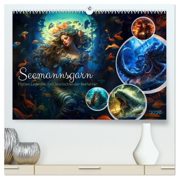 Seemannsgarn - Mythen Legenden und Geschichten der Seefahrer (hochwertiger Premium Wandkalender 2026 DIN A2 quer) Kunstdruck in Hochglanz