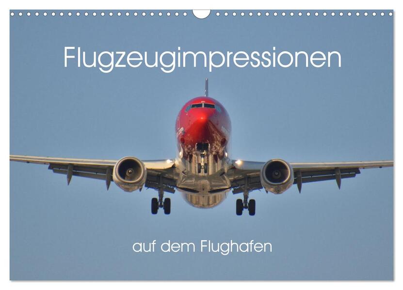 Flugzeugimpressionen auf dem Flughafen (Wandkalender 2026 DIN A3 quer) CALVENDO Monatskalender