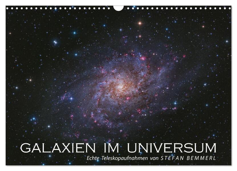 Galaxien im Universum (Wandkalender 2026 DIN A3 quer) CALVENDO Monatskalender
