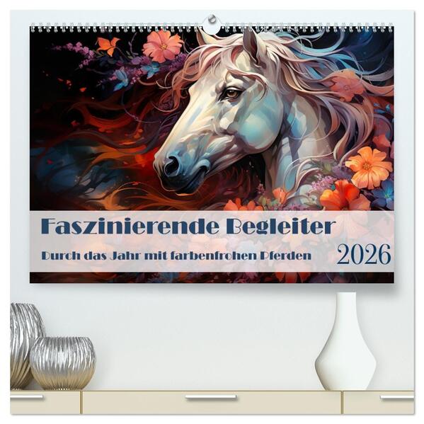 Faszinierende Begleiter (hochwertiger Premium Wandkalender 2026 DIN A2 quer) Kunstdruck in Hochglanz