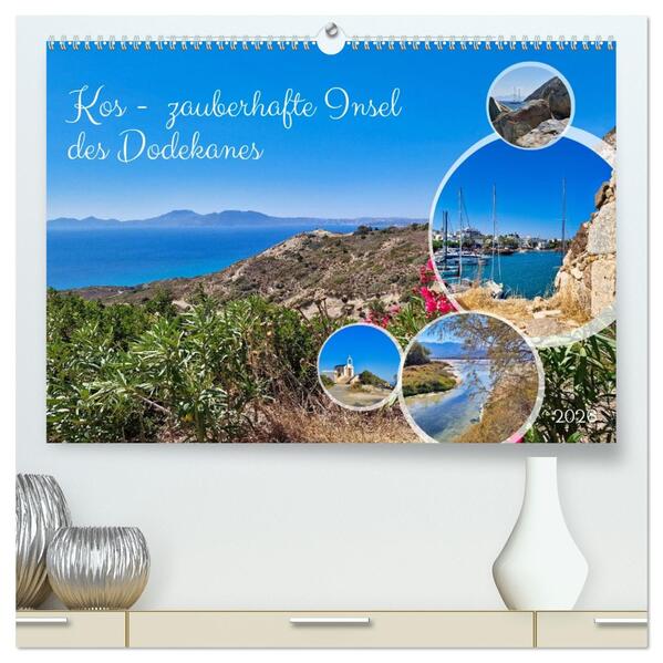 Kos - zauberhafte Insel des Dodekanes (hochwertiger Premium Wandkalender 2026 DIN A2 quer) Kunstdruck in Hochglanz