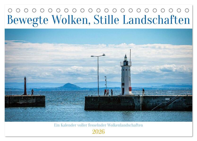 Bewegte Wolken Stille Landschaften (Tischkalender 2026 DIN A5 quer) CALVENDO Monatskalender