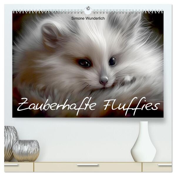 Zauberhafte Fluffies (hochwertiger Premium Wandkalender 2026 DIN A2 quer) Kunstdruck in Hochglanz