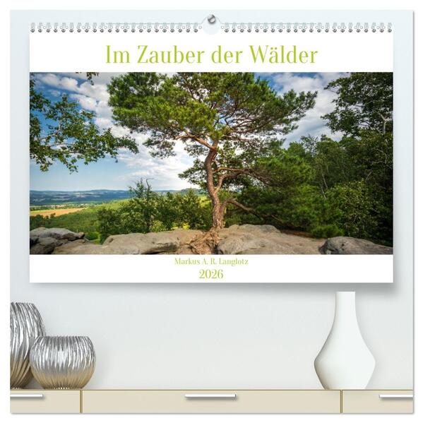 Im Zauber der Wälder (hochwertiger Premium Wandkalender 2026 DIN A2 quer) Kunstdruck in Hochglanz